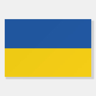 Flag of Ukraine Button Foam Board