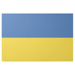 Flag of Ukraine Button Gallery Wrap