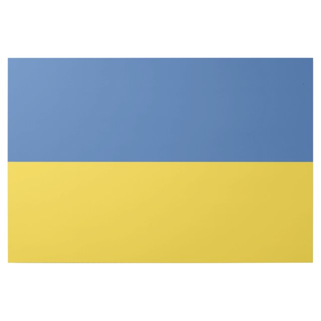 Flag of Ukraine Button Gallery Wrap (Front)