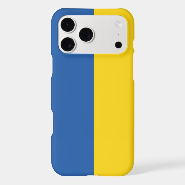 Flag of Ukraine Button Iphone Case (Back)