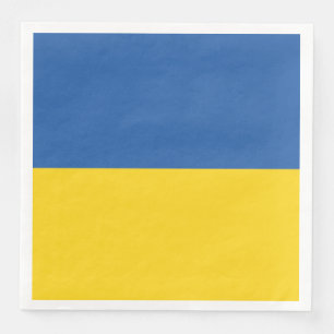 Flag of Ukraine Button Paper Dinner Napkins