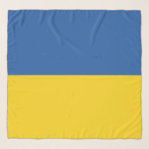 Flag of Ukraine Button Scarf