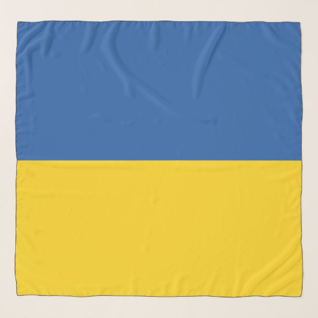 Flag of Ukraine Button Scarf (Front)