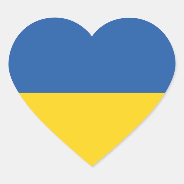 Flag of Ukraine Button Square Sticker (Front)