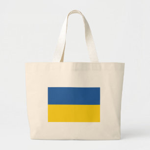 Flag of Ukraine Button Tote Bag