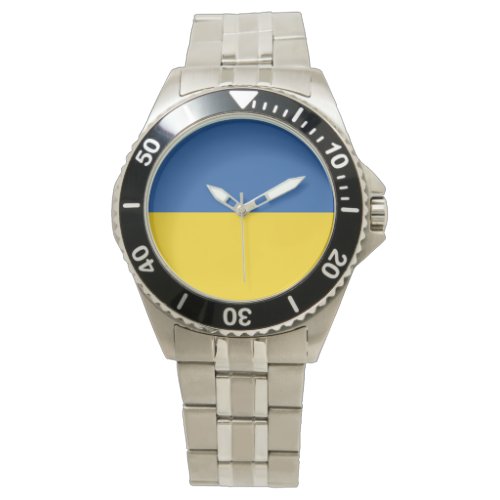 Flag of Ukraine Button Watch