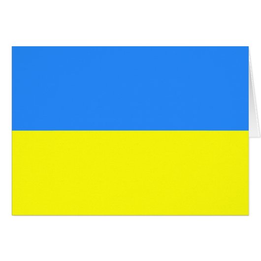 Flag of Ukraine Cards (Front Horizontal)