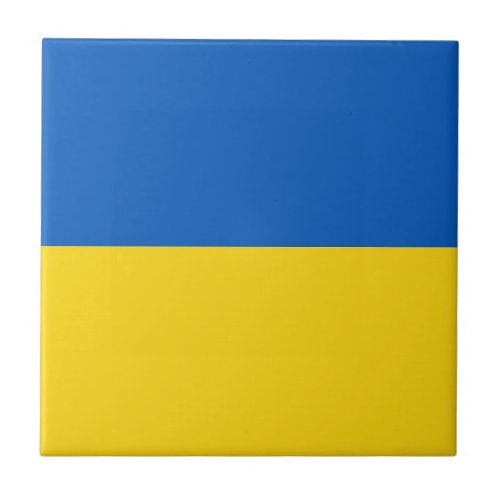 Flag of Ukraine Ceramic Tile