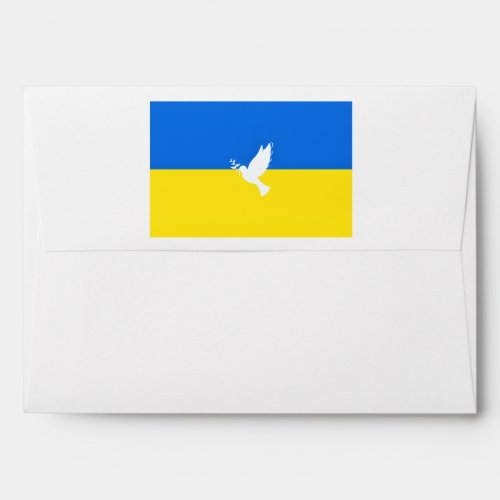 Flag of Ukraine _ Dove of Peace _ Freedom _ Peace  Envelope