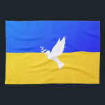Flag of Ukraine - Dove of Peace - Freedom - Peace Kitchen Towel<br><div class="desc">Flag of Ukraine - Dove of Peace - Freedom - Peace Support - Solidarity - Ukrainian Flag - Strong Together - Freedom Victory ! Let's make the world a better place - everybody together ! A better world begins - depends - needs YOU too ! You can transfer to 1000...</div>
