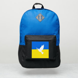 Flag of Ukraine - Dove of Peace - Freedom - Peace  Port Authority® Backpack