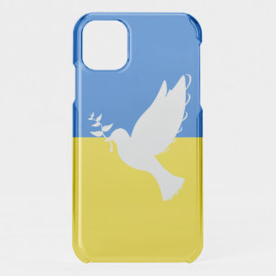 Flag of Ukraine - Dove of Peace - Freedom - Peace iPhone 11 Case