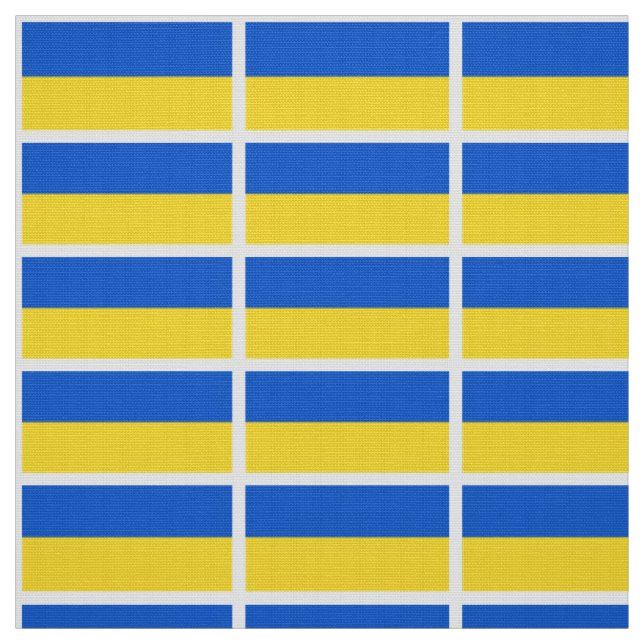 Flag of Ukraine Fabric (Swatch)