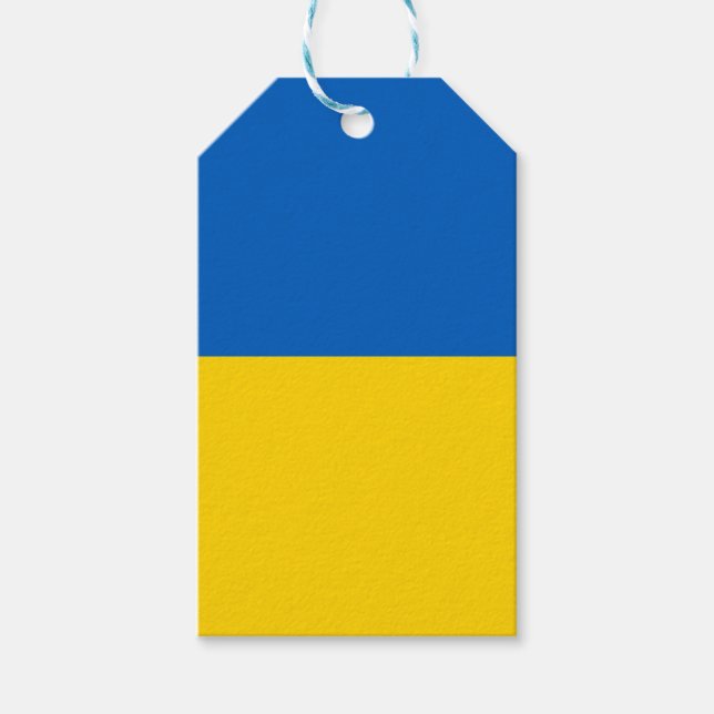 Flag of Ukraine Gift Tag (Front)