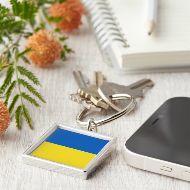 Flag of Ukraine Keychain (Side)