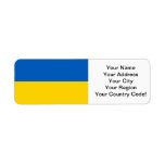 Flag of Ukraine Label