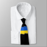 Flag of Ukraine Neck Tie<br><div class="desc">The simple and beautiful blue and yellow Ukrainian flag.</div>