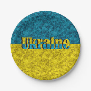 Flag of Ukraine Paper Plates