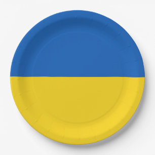 Flag of Ukraine Paper Plates
