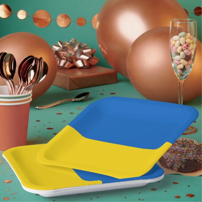 Flag of Ukraine Plate (Multi)
