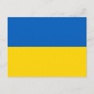 Flag of Ukraine Postcard