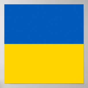 Flag of Ukraine Poster