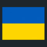 Flag of Ukraine Poster<br><div class="desc">Flag of Ukraine Poster</div>