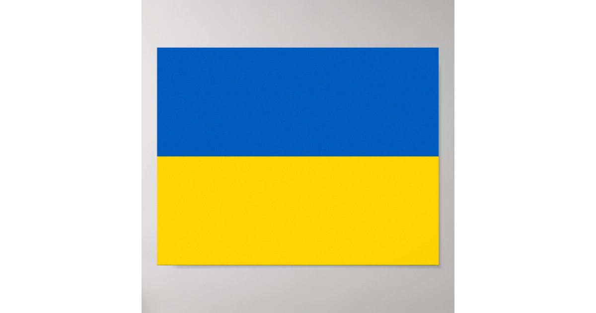 Flag of Ukraine Poster | Zazzle