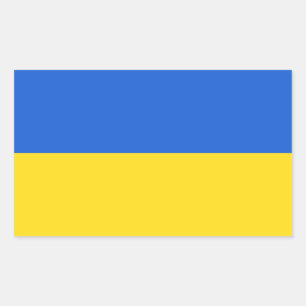 Flag of Ukraine Rectangular Sticker