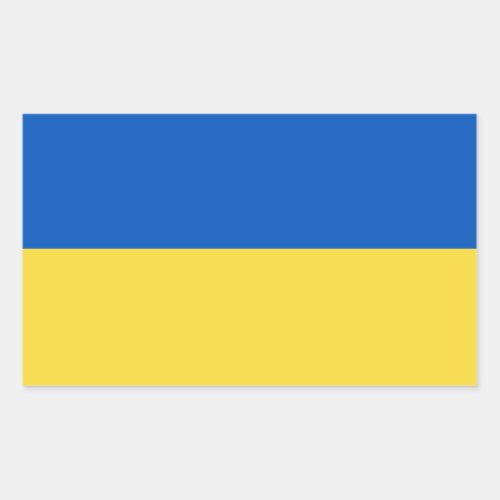 Flag of Ukraine Rectangular Sticker