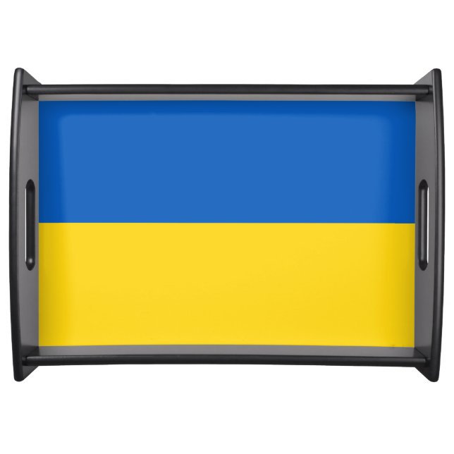 Flag of Ukraine Serving Tray (Front)