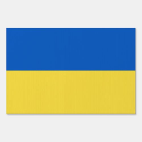 Flag of Ukraine Sign