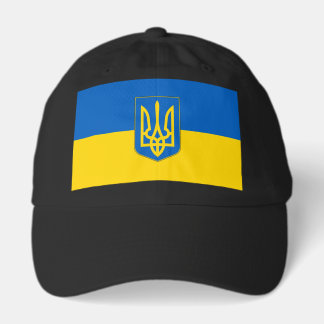Flag of Ukraine Trident hat
