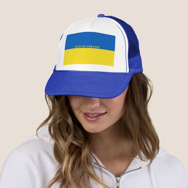 Flag of Ukraine Trucker Hat (In Situ)