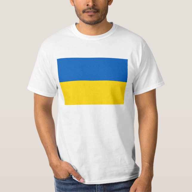 Flag of Ukraine - Ukrainian Flag - Прапор України T-Shirt (Front)