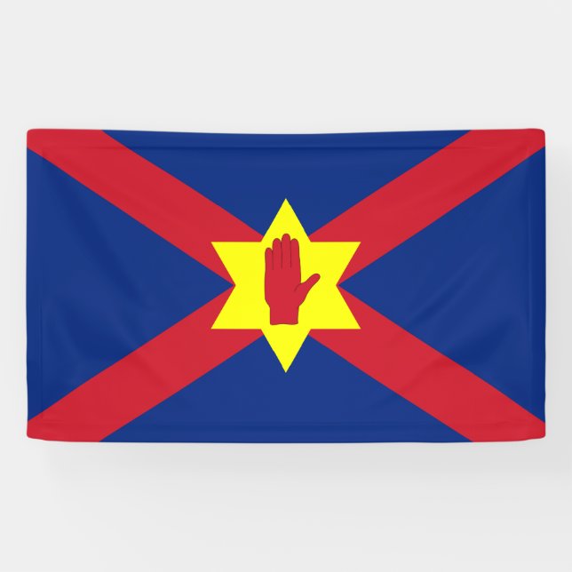 Flag of Ulster Nation (Northern Ireland) Banner (Horizontal)