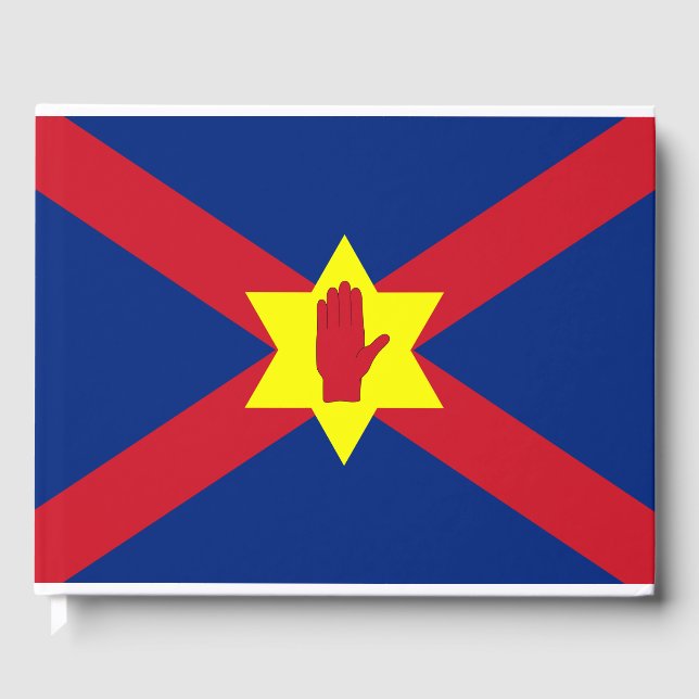 Flag of Ulster Nation (Northern Ireland) Guest Book (Front)
