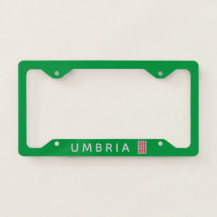 Flag of Umbria, Italy License Plate Frame