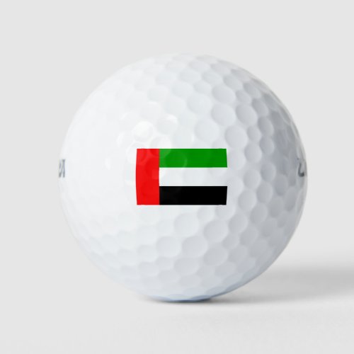 Flag of United Arab Emirates Golf Balls