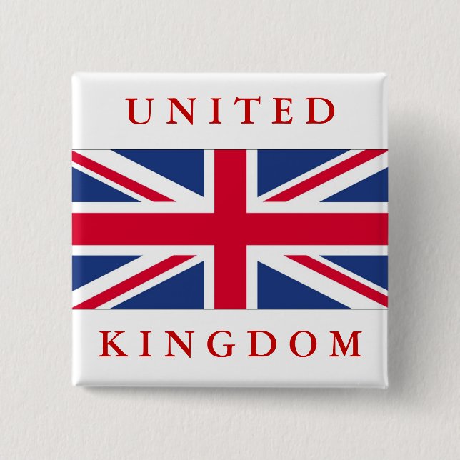 Flag of United Kingdom Button (Front)