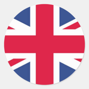 Flag of United Kingdom Classic Round Sticker