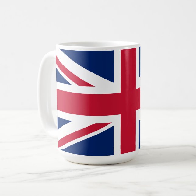 Flag of United Kingdom Coffee Mug (Front Left)