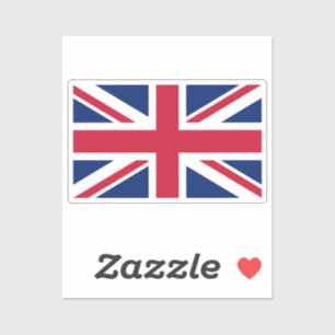 Flag of United Kingdom custom-cut Sticker