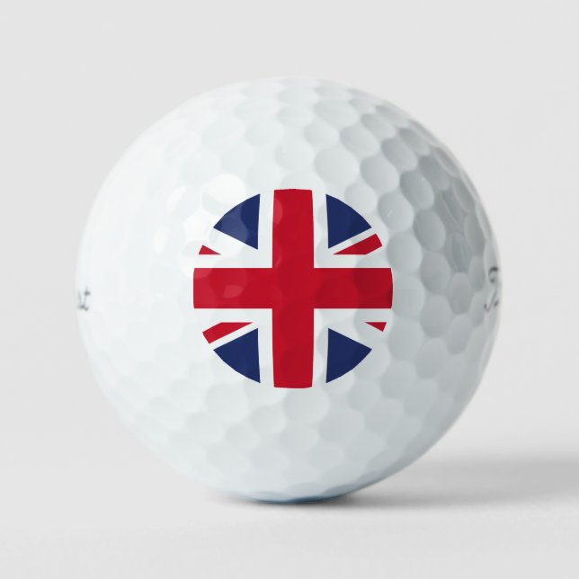 Flag of United Kingdom Golf Balls (Front)