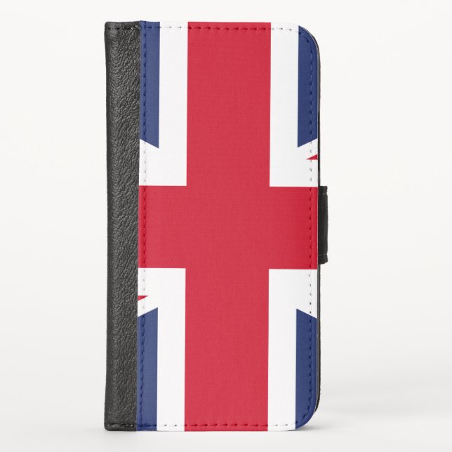 Flag of United Kingdom iPhone Wallet Case (Front)
