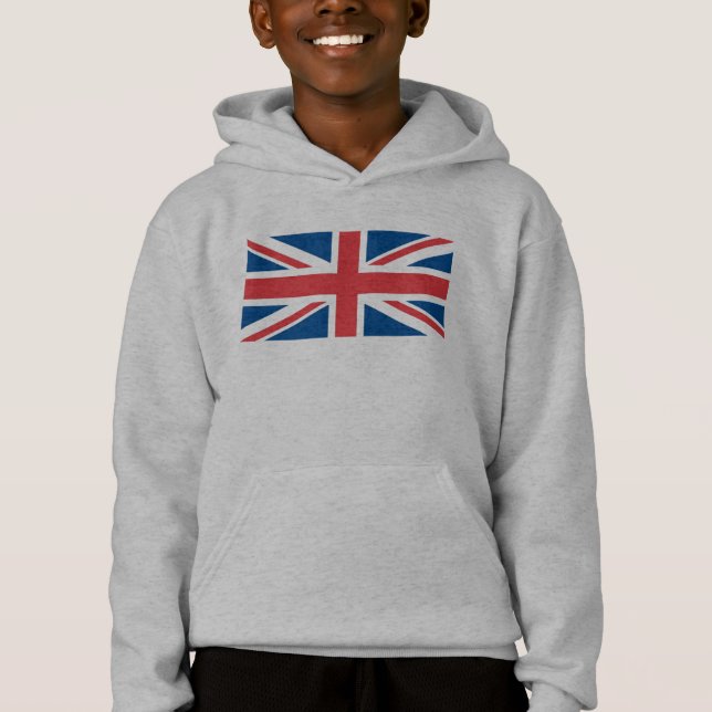 Flag of United Kingdom of The Great Britain Hoodie (Front)