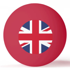 Flag of United Kingdom Ping Pong Ball