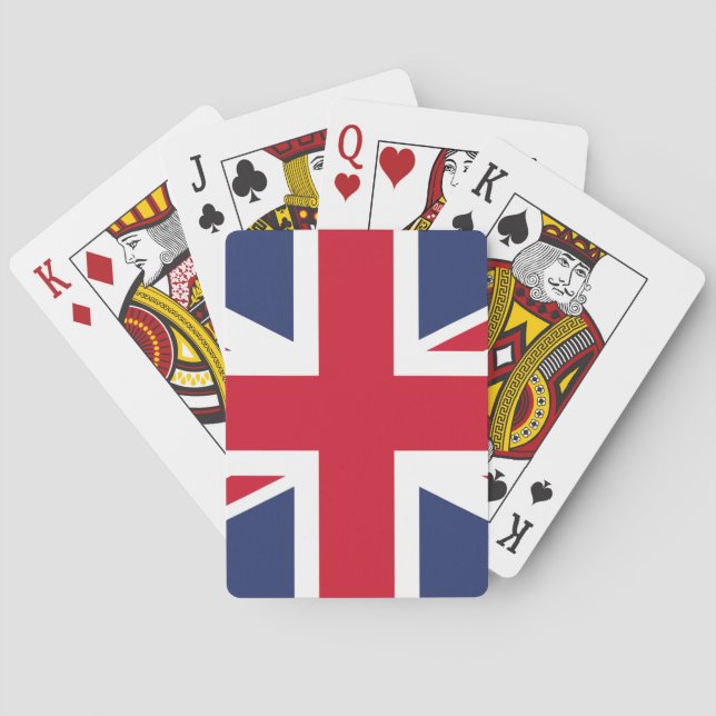Flag of United Kingdom Poker Cards (Back)