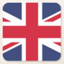 Flag of United Kingdom Square Paper Coaster