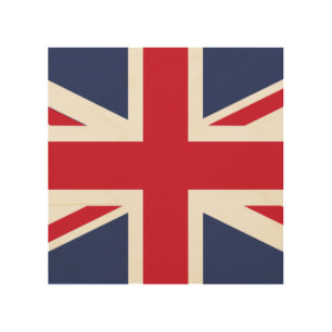 Flag of United Kingdom Wood Wall Art